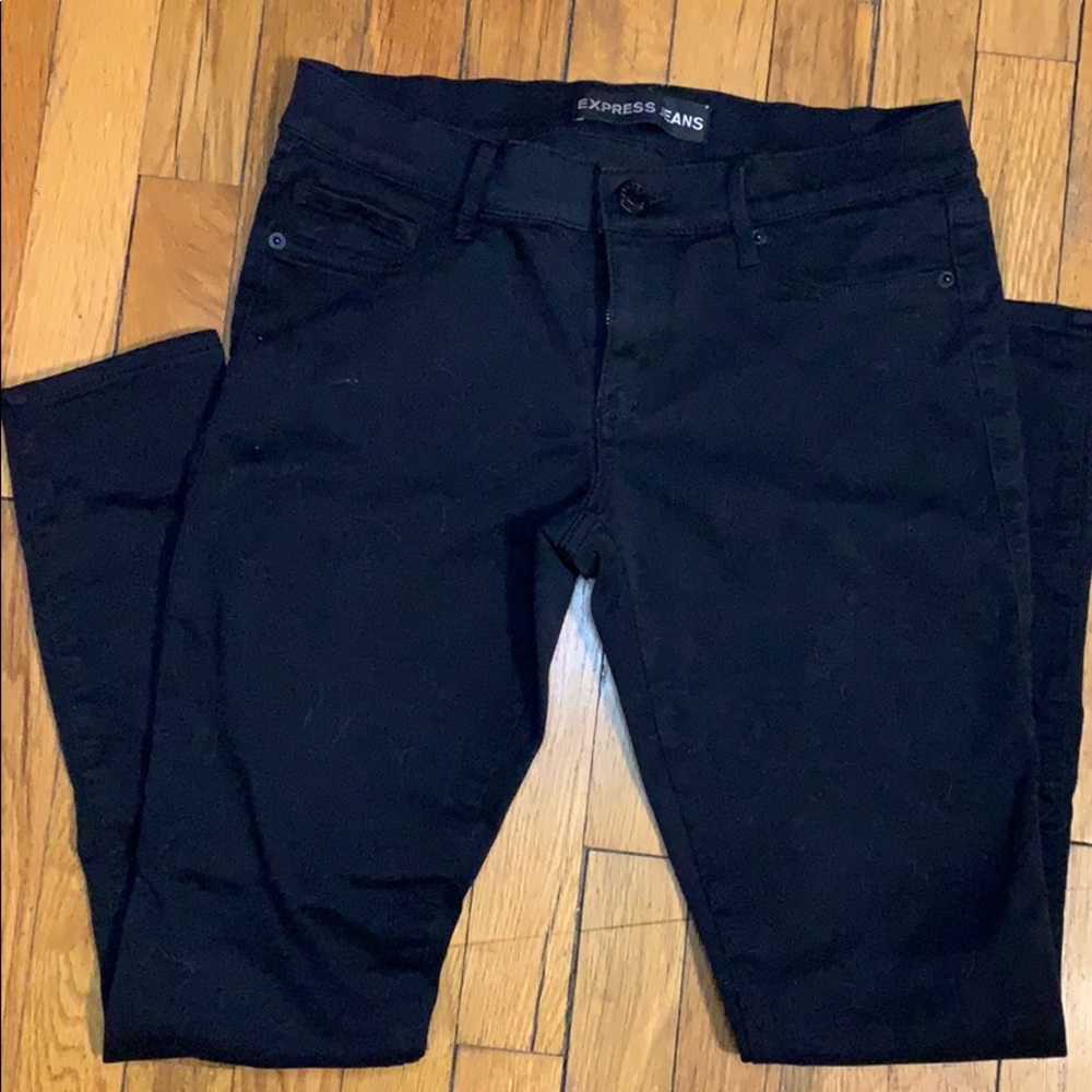 Express Stretch Black Skinny Jeans